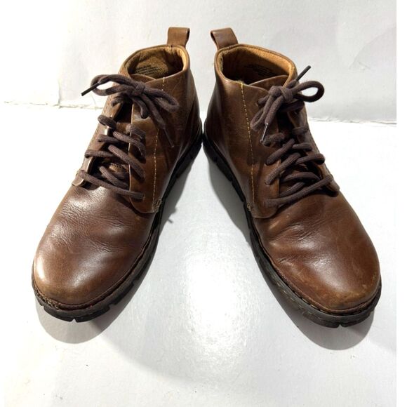 Born leather comfort boots brown preppy business casual winter men 9 main image 7